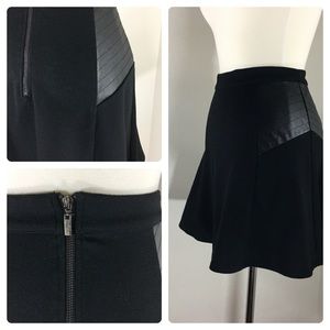 ✒️ Eric & Lani XS skater skirt faux leather ♠️